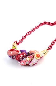 Blossom Twist Knot Necklace